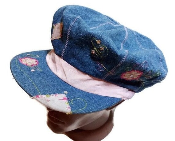 ladies denim hats