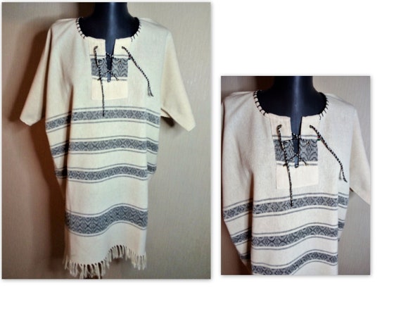 patterned tunic dress