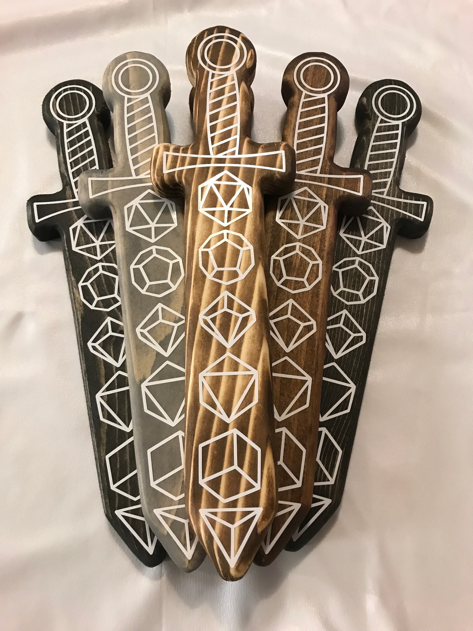 Wooden Dice Dagger Etsy