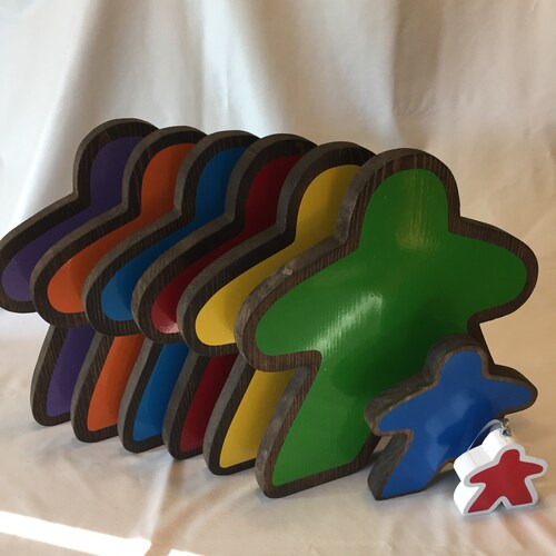 Meeple Cufflinks Board Game Accessories Wooden Game Pieces Etsy