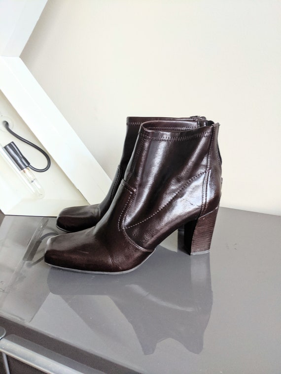 franco sarto burgundy booties