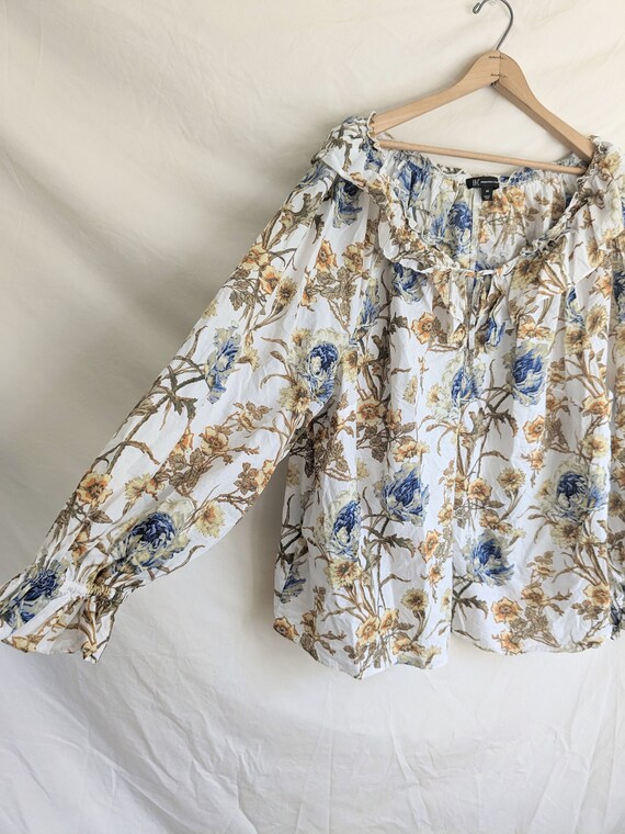 Y2K Floral Ruffle Hem Dress