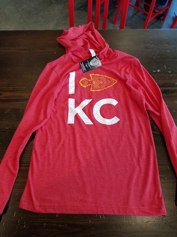 I Arrowhead KC T shirt hoddie