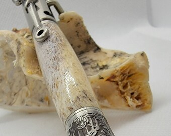 Deer Antler Bolt Action Pen