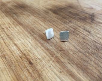 Square Full Post Earrings