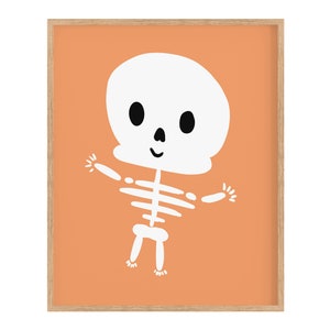 Cute Halloween Skeleton Printable Set of 4 Skeleton Designs - Etsy
