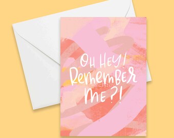 Miss You Friendship Card | A6 Greeting Card