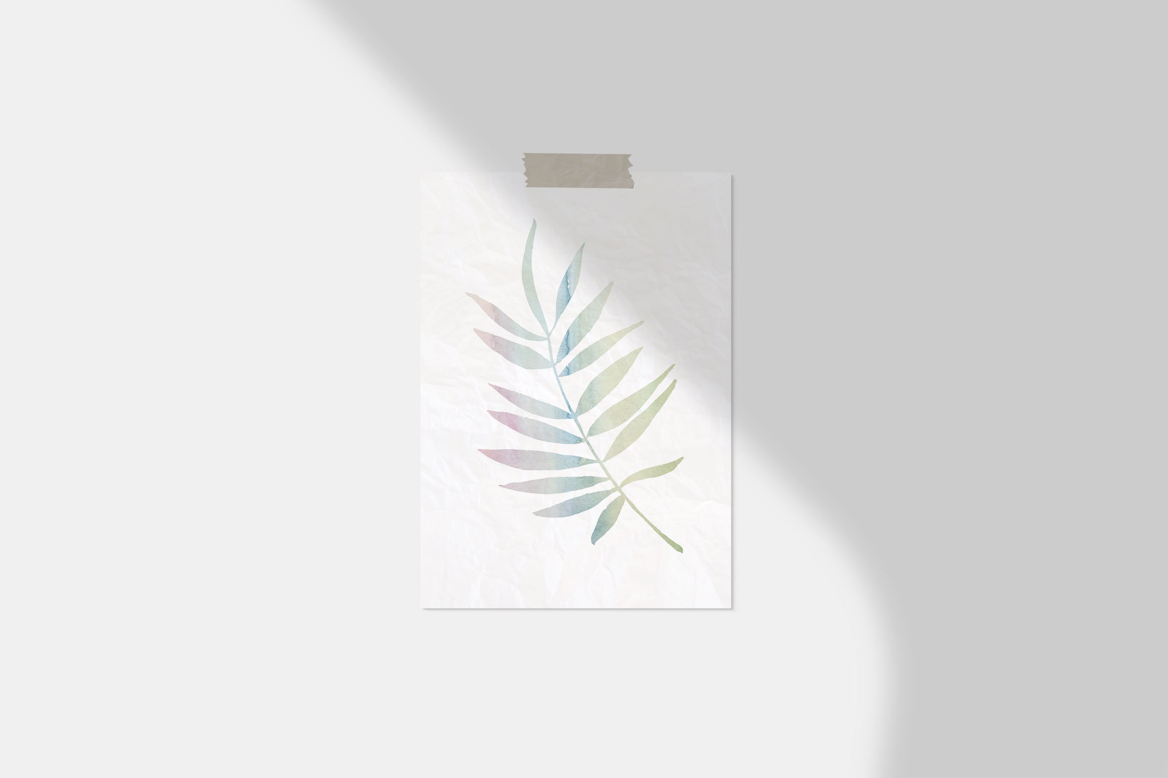 Watercolor Leaf Art Printable Watercolor Leaf Print Plant - Etsy