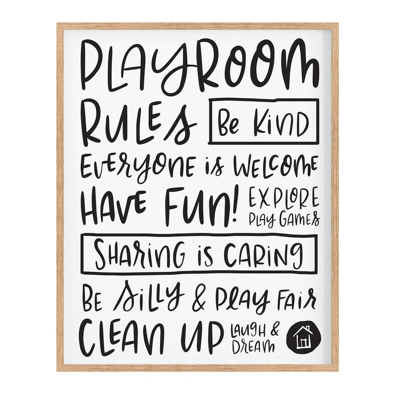 Playroom Rules - Etsy