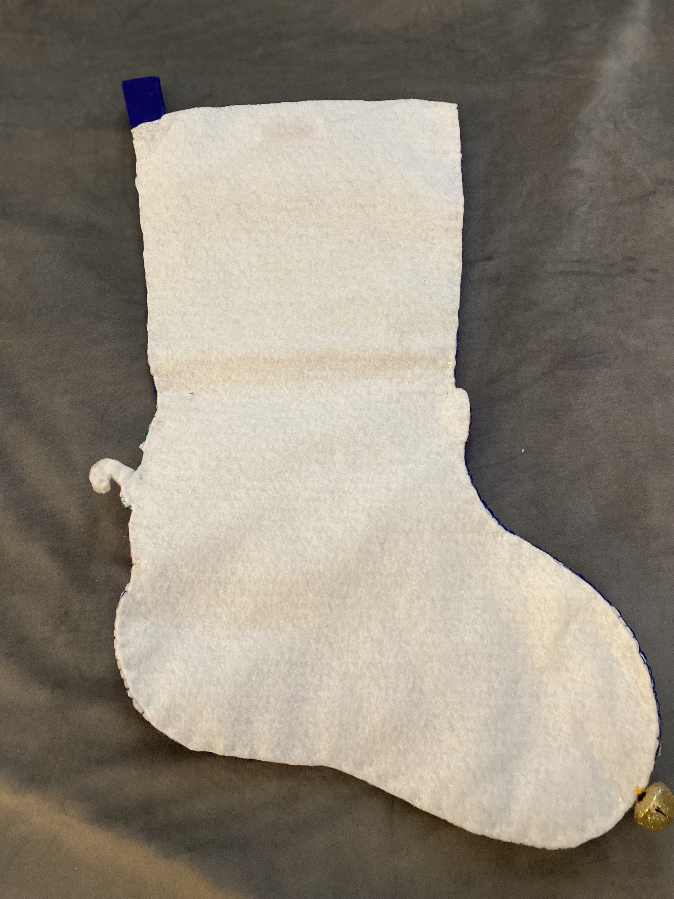 Jumbo Finished Felt Christmas Stocking Janlynn over the Rooftops 23