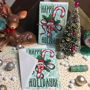 Troll Christmas Card - Etsy