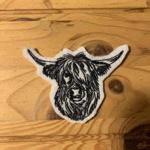 ハイランド牛フェルトカード作り裁縫室内装飾工芸パッチワークキルティング刺繍生地ハイランド牛織物ハイランド牛デザイン