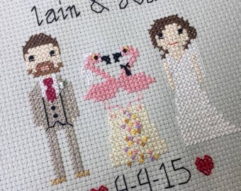 Cotton Embroidery Gift Cotton Anniversary Gift Embroidery Gift for Cotton Anniversary Little People Cotton Embroidery Gifts