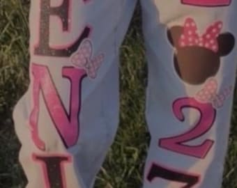 Senior Class of 2027 Iron On Set, Stitch, Strawberry Shortcake, Customization Available
