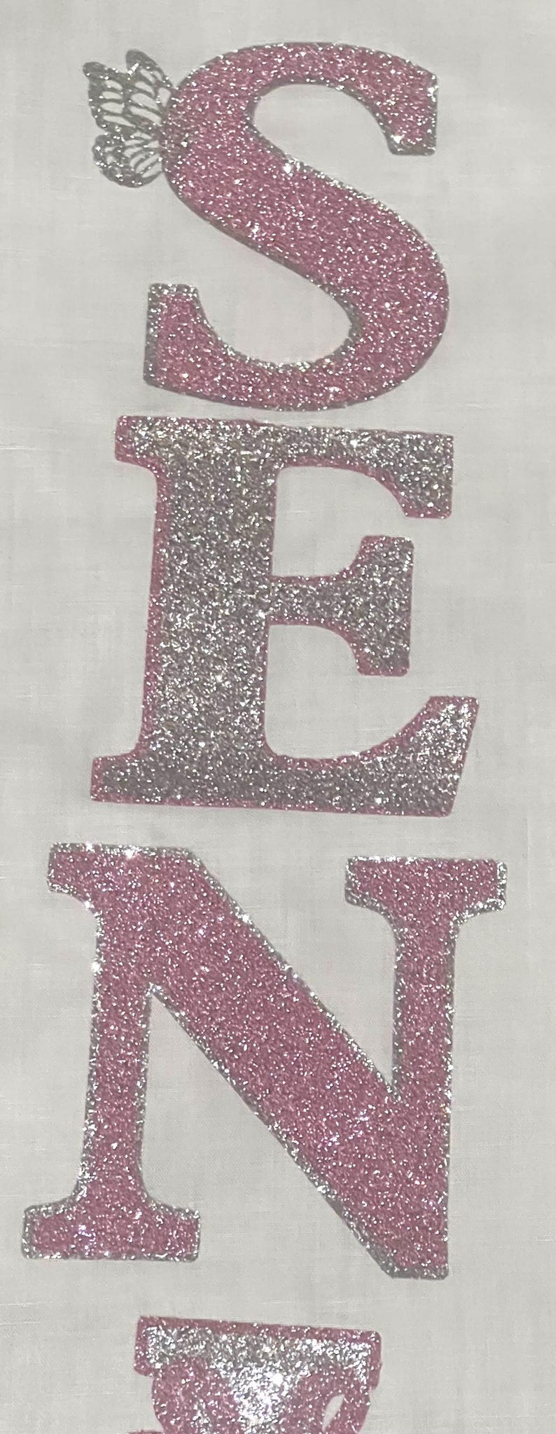 Sen Lettering Senior Class of 2027 Iron Ons : Two Colors With Outline Accented With a ...