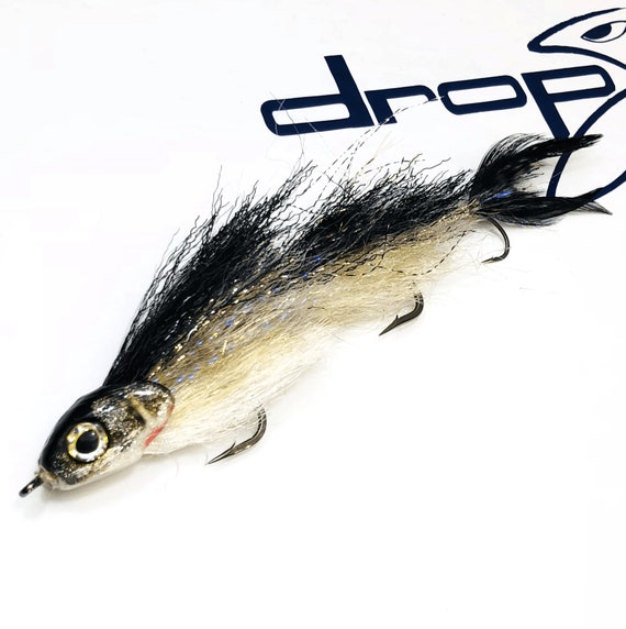 Chub Articulated Streamer -- Fly Fishing or Spin Rod Lure by Drop Jaw Flies