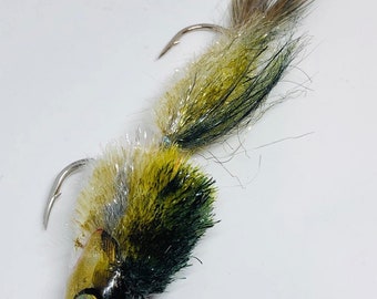 Mullet Fly Readymade Fly Fishing Fly or Spin Rod Lure by Drop Jaw Flies 