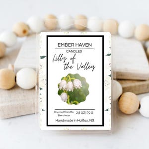 Lily of the Valley Wax Melt | Elegant Floral Scent | Garden-Inspired Wax Melts | Hand Poured in Canada | Spring and Summer Freshness |