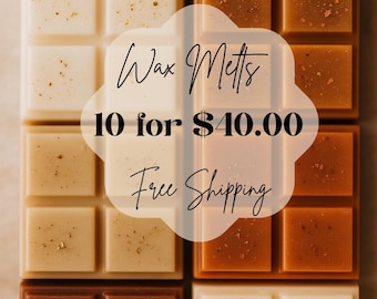 Handmade Coconut Wax Melt Gift Set: Eco-Friendly, Highly Scented