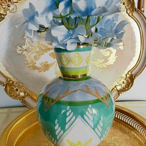 Anthropologie Vase Colorful Vase Geometric Vase Modern Vase zdjęcie 2