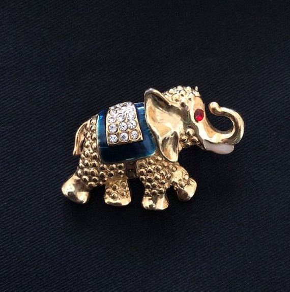 GAOLIXIA Ladies Brooch Cute Elephant Brooch Alloy Temperament Cloisonne Animal Brooch GAOLIXIA Ladies Brooch Cute Elephant Brooch Alloy Temperament Cloisonne Animal Brooch