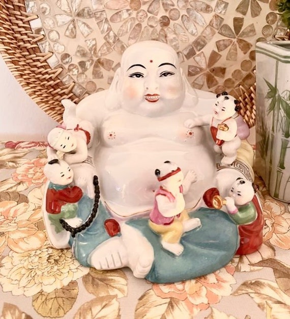 Chinoiserie Laughing Buddha Fertility Buddha Chinoiserie Buddha