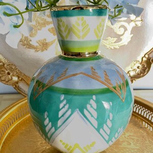Anthropologie Vase Colorful Vase Geometric Vase Modern Vase zdjęcie 3