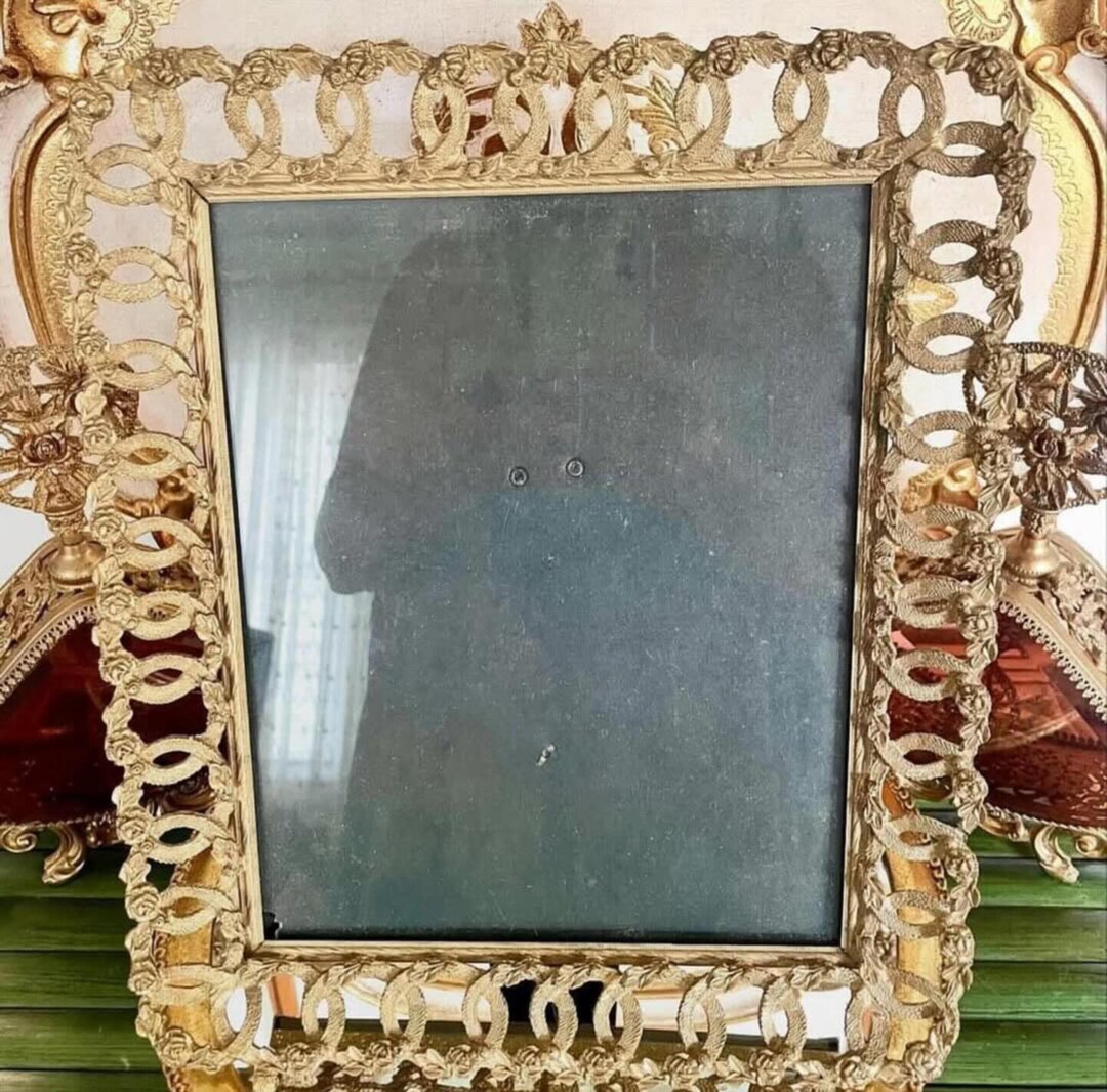 Vintage Gold Metal Ornate Picture Frame - Etsy