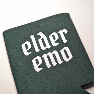 Elder Emo Can Cooler, Emo Beer Cozie, Emo Music Lover, Sceneior Emo, Gift for Emo Kid, Not a Phase Mom, image 4