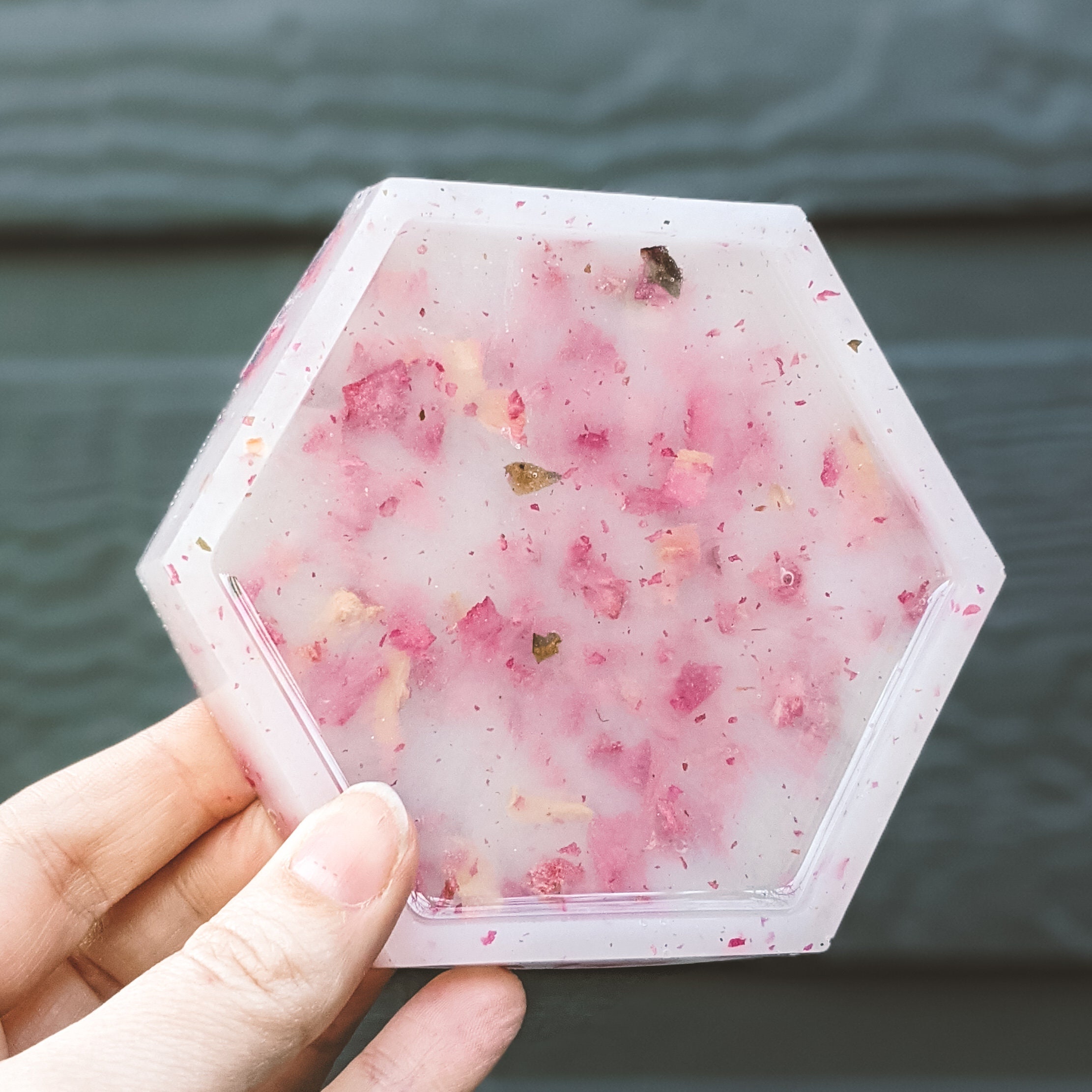 Peony Dried Flower tray Resin Trinket Tray Floral resin Etsy