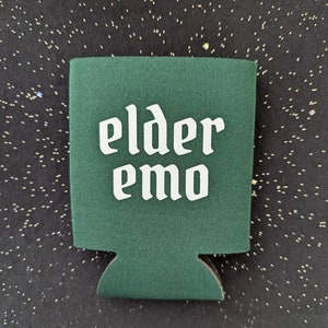 Elder Emo Can Cooler, Emo Beer Cozie, Emo Music Lover, Sceneior Emo, Gift for Emo Kid, Not a Phase Mom, image 5