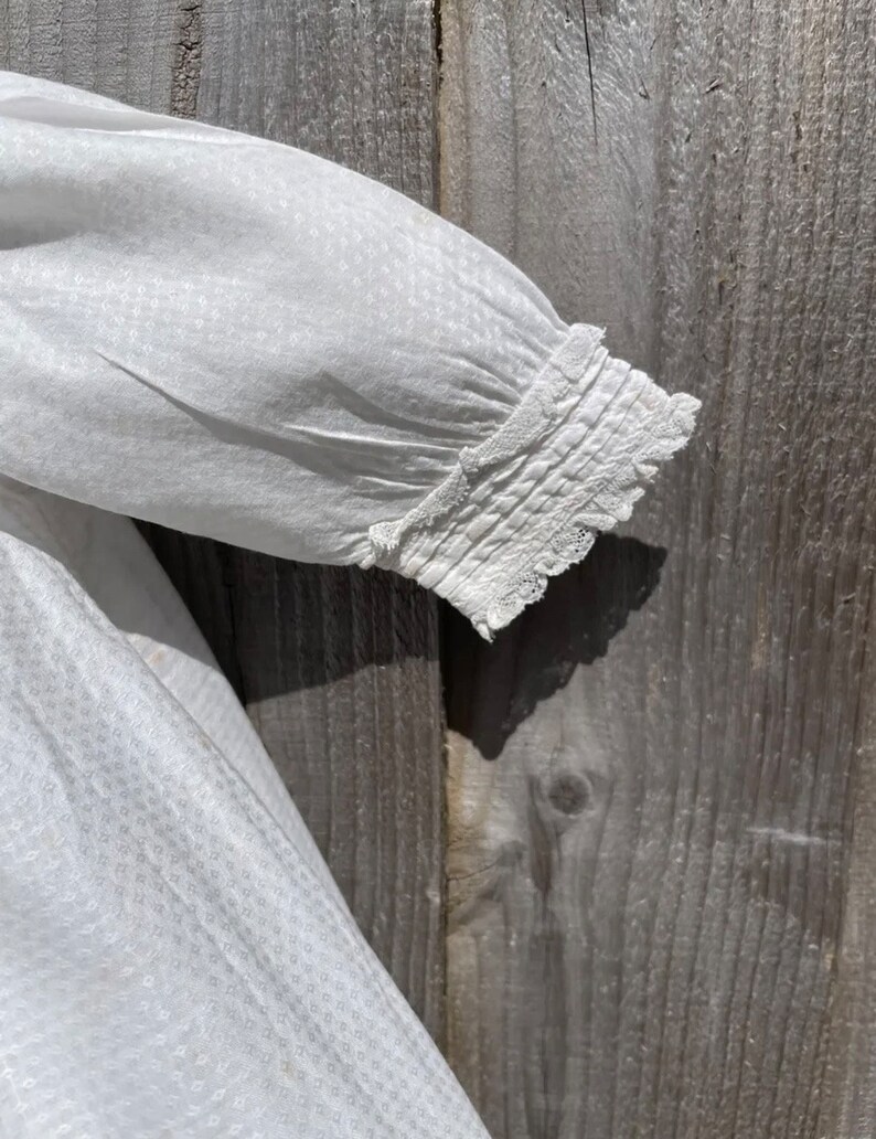 Antique . Christening Gown Baby Dress Irish Linen Robinson Cleaver