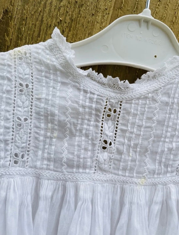 Antique Christening gown (8) / baby dress embroid… - image 2