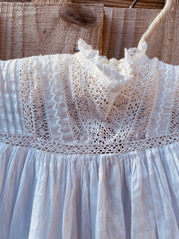 Antique Christening gown (3) / baby dress embroid… - image 2