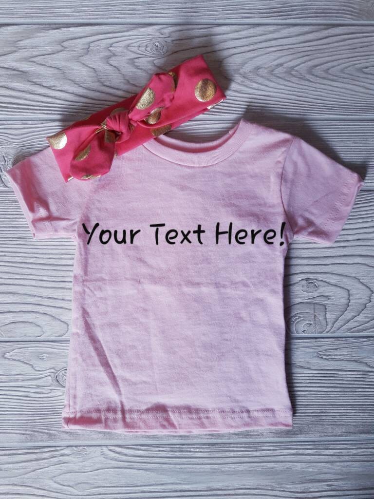 Personalized Baby Shirt/ Little Girls Shirts/ Costum Baby Etsy