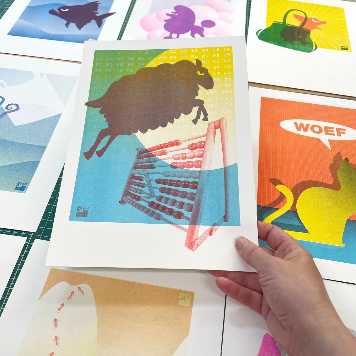 a4-risograph-print-counting-sheep-3-color-riso-print-on-biotop-paper