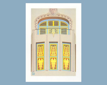 A4 Risograph Amsterdam - Tuschinski | 3 color riso print