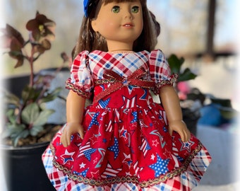 18" Girl Doll Clothes  - American Made - Americana