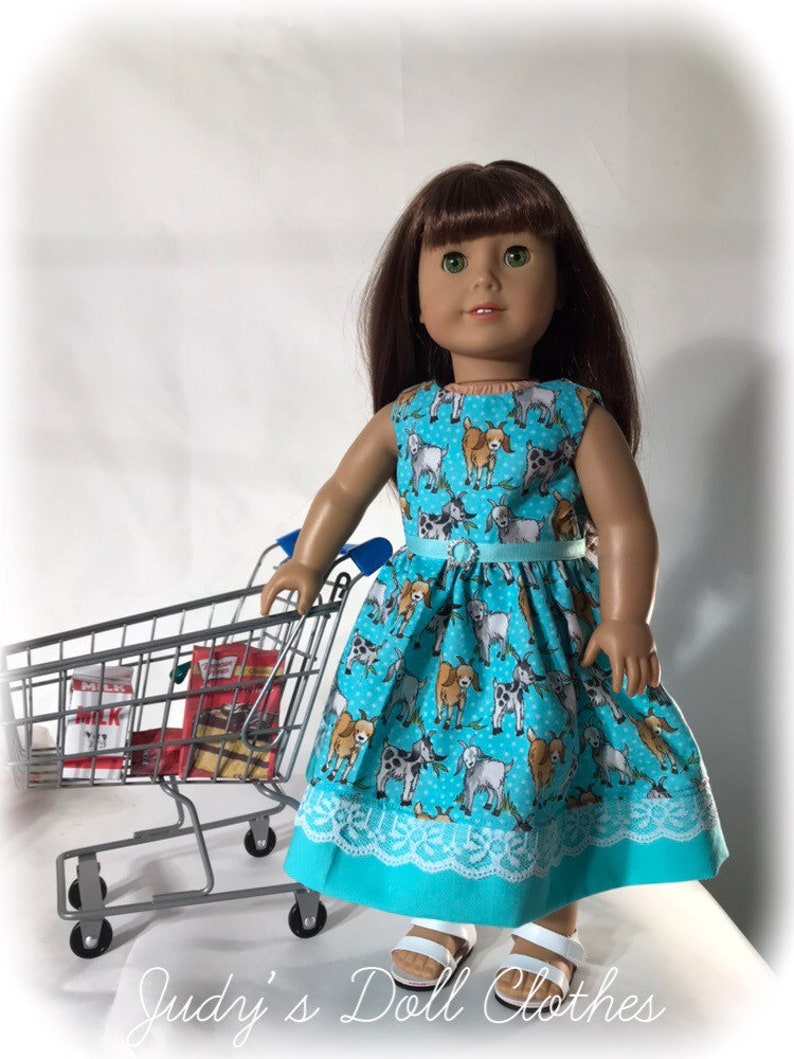 american girl doll shopping cart