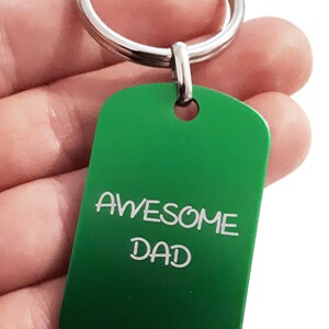 Medalla placa militar en metal de colores, para ser grabado, disponible en 7 colores, regalo ideal para papá, Día del Padre imagen 5