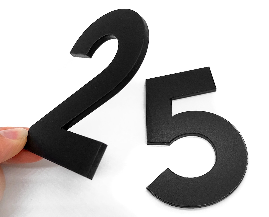 Numéro De Maison Solaire Lumineux à LED - Personnalisable