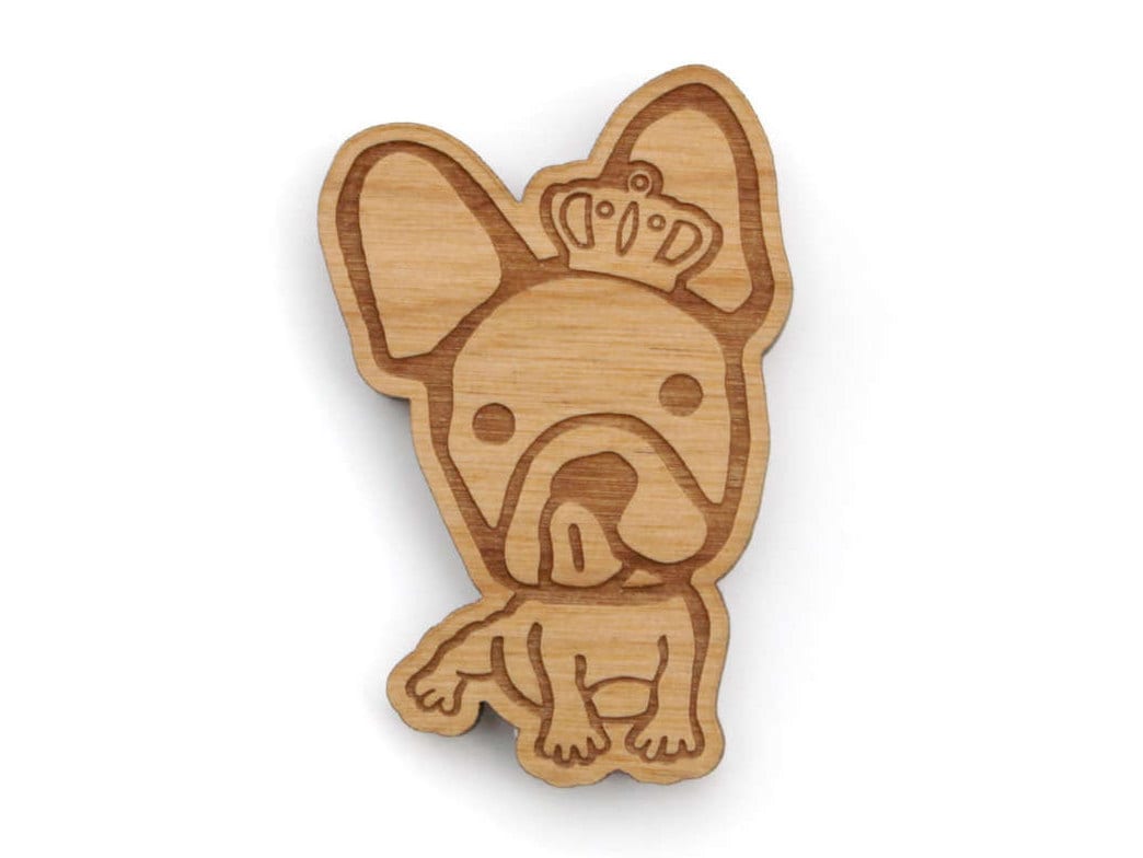 French Bulldog Frenchie laser cut wood Magnet Great Gift Idea 