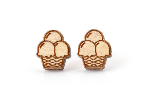 Aztec earrings Mexican God xochipilli Square shape Ancient civilization jewel in wood engraved with laser Available in three shades