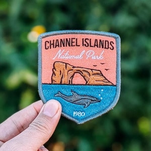 Channel Islands National Park Full embroidered illustrated iron-on patch