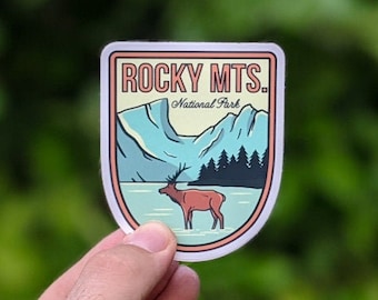 Rocky Mountain National Park Sticker – Waterproof Vinyl Decal