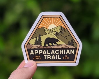 Appalachian Trail Sticker, National Park Hiking Decal