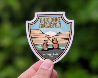 Theodore Roosevelt National Park Sticker – Waterproof Vinyl Decal