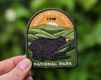 Smoky Mountains National Park Embroidered Patch