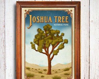 Joshua Tree National Park Poster, California Art Print