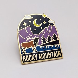 Rocky Mountain National Park Enamel pin , National park accessories, gift for hikers